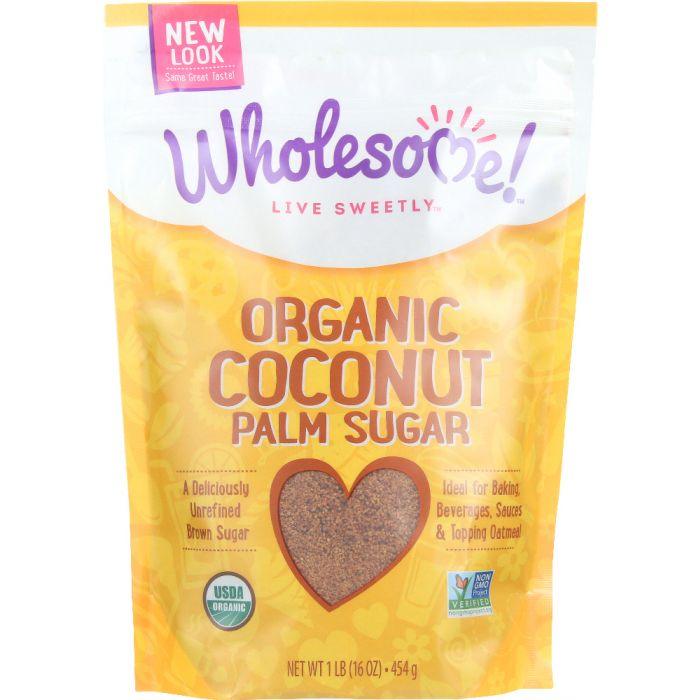 WHOLESOME SWEETENERS: Organic Coconut Palm Sugar, 16 oz - Cookitmenu