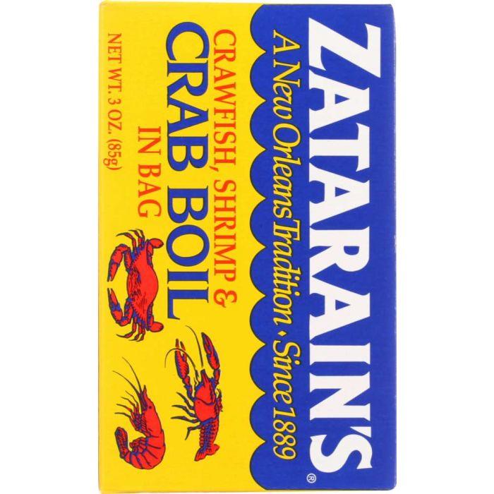 ZATARAINS: Crawfish Shrimp Crab Boil in Bag, 3 oz - Cookitmenu